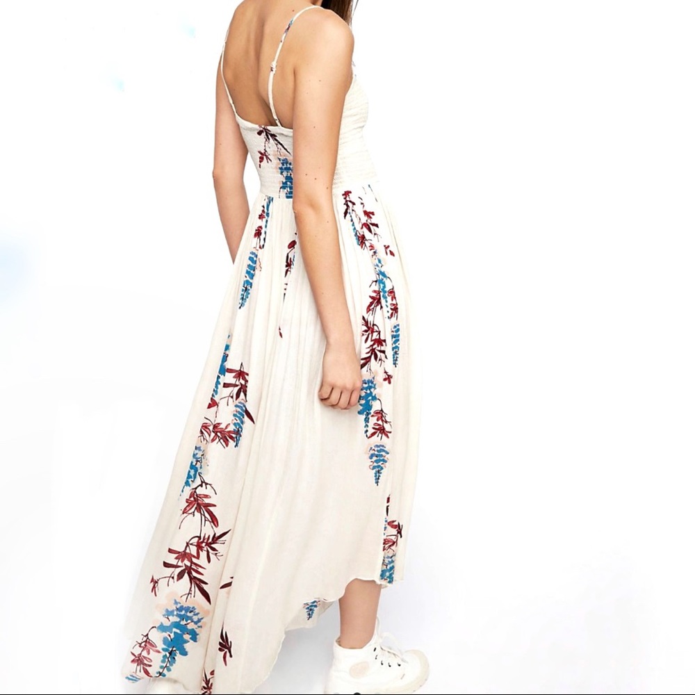 FREE PEOPLE MAXI SLIP DRESS NWT XS RARE - Picture 2 of 3
